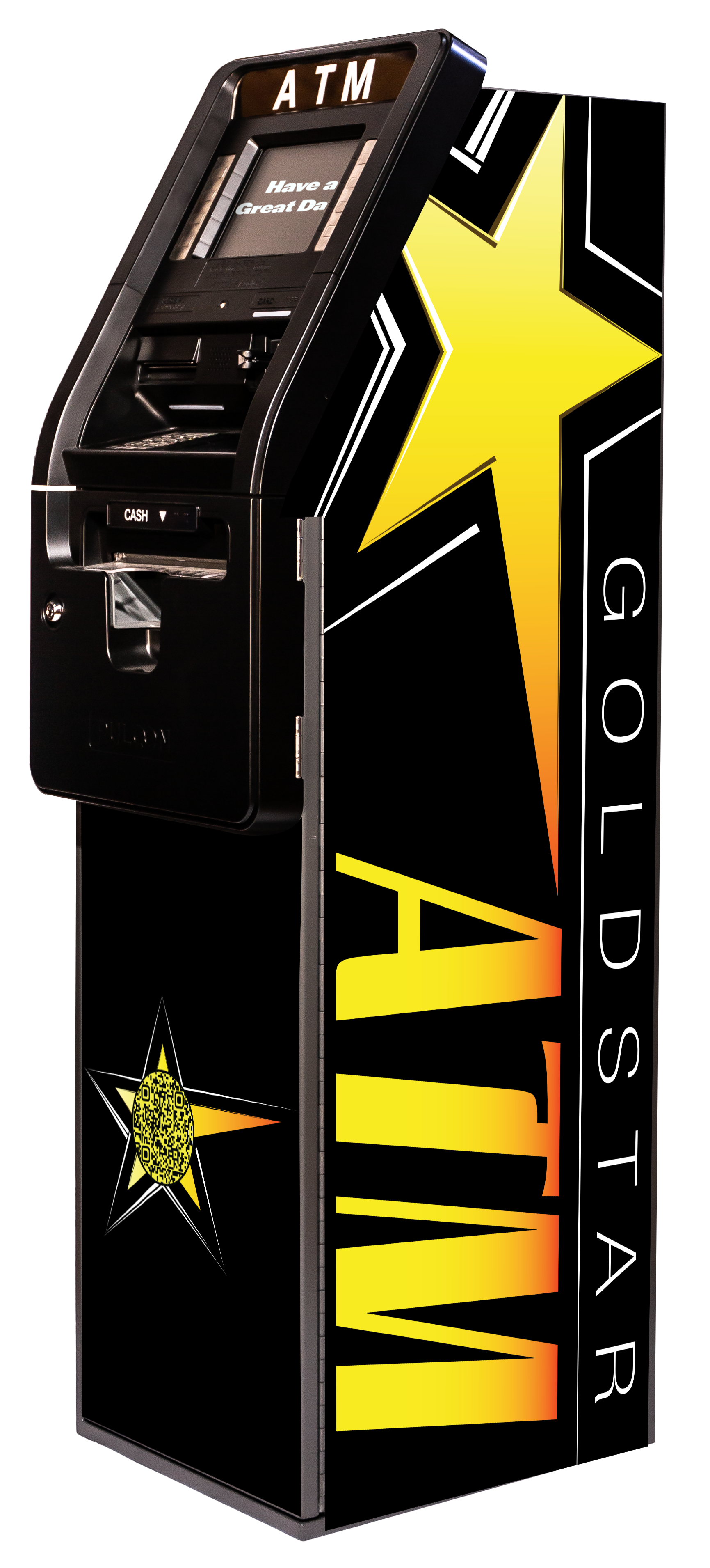 Goldstar-wrapped ATM