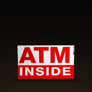 ATM Inside Sticker